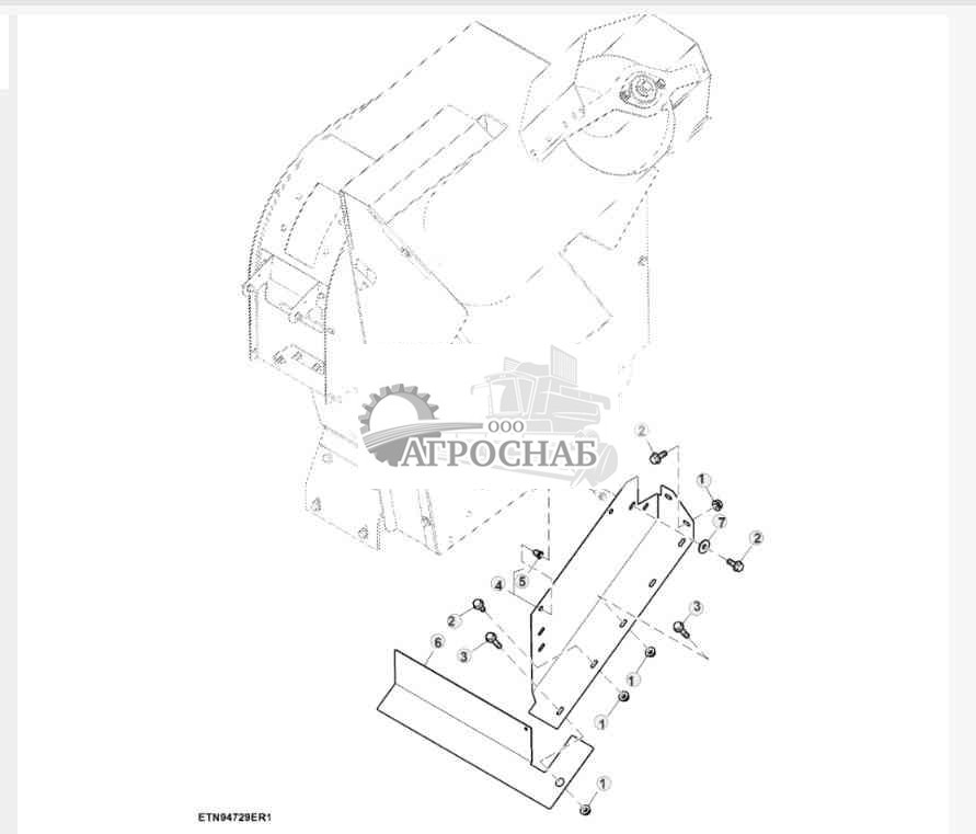 Уплотнение зернового элеватора 